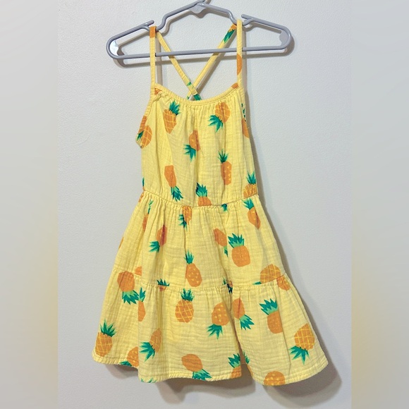 Cat & Jack Other - Cat & Jack Yellow Pineapple Spaghetti Strap Sundress in Size 4T